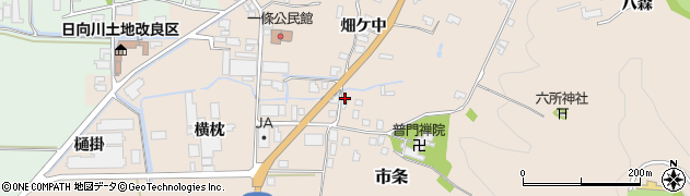 山形県酒田市市条山本2周辺の地図