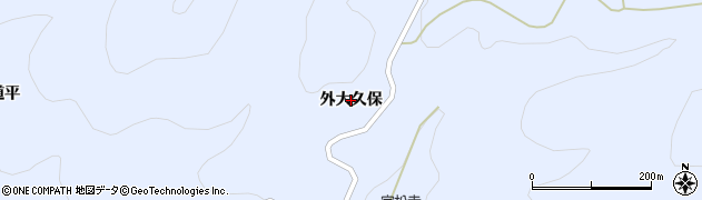 岩手県一関市東山町松川（外大久保）周辺の地図