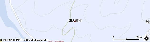 岩手県一関市東山町松川（卯入道平）周辺の地図