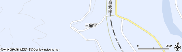 岩手県一関市東山町松川三室平周辺の地図