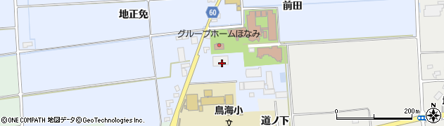 山形県酒田市本楯前田84周辺の地図