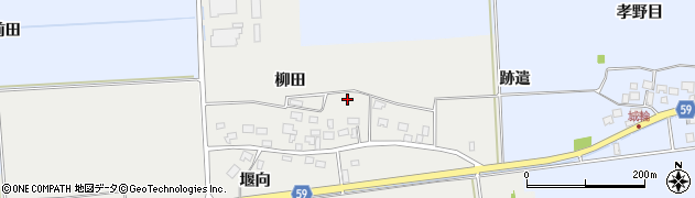 山形県酒田市豊原周辺の地図