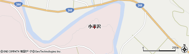 山形県酒田市下青沢（小平沢）周辺の地図