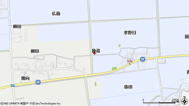 〒999-8142 山形県酒田市城輪の地図