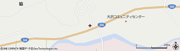 山形県酒田市大蕨下黒沢21周辺の地図