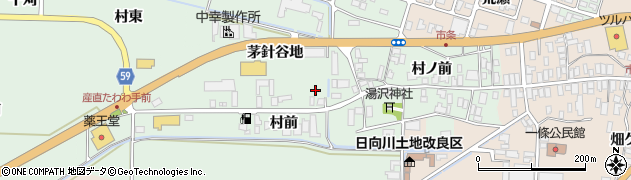 山形県酒田市法連寺（茅針谷地）周辺の地図