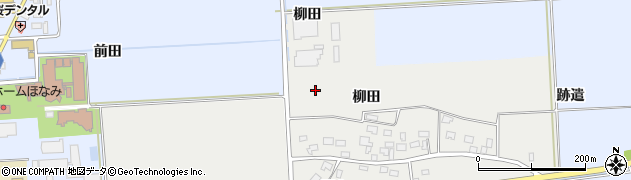 山形県酒田市豊原（柳田）周辺の地図