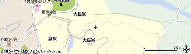 山形県酒田市麓（大長峯）周辺の地図