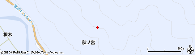 秋田県湯沢市秋ノ宮小杉沢周辺の地図