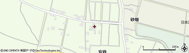 山形県酒田市宮海安政114周辺の地図