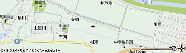 山形県酒田市大豊田寺東周辺の地図