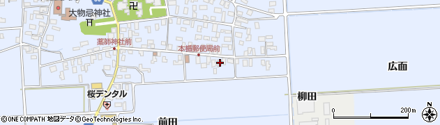 山形県酒田市本楯前田10周辺の地図