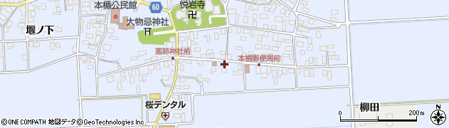 山形県酒田市本楯前田31周辺の地図