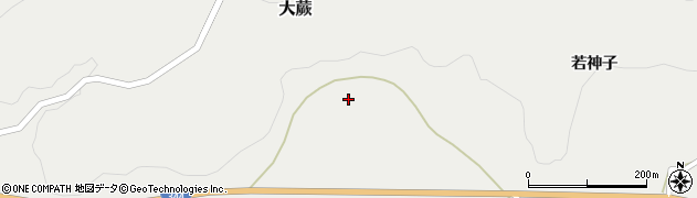 山形県酒田市大蕨（坂ノ下）周辺の地図