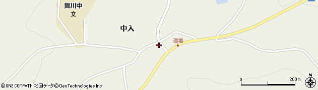 岩手県一関市舞川中入18周辺の地図