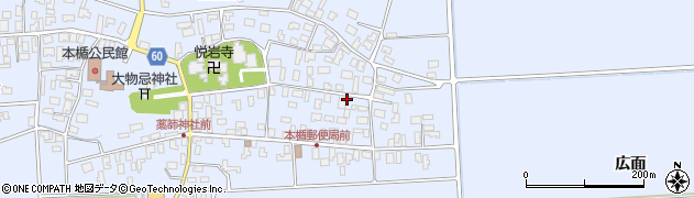 山形県酒田市本楯新田目周辺の地図
