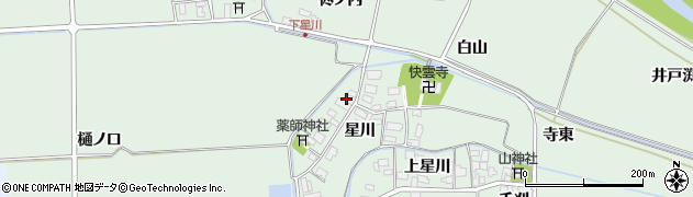 山形県酒田市大豊田（星川）周辺の地図
