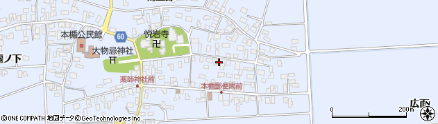 山形県酒田市本楯新田目12周辺の地図