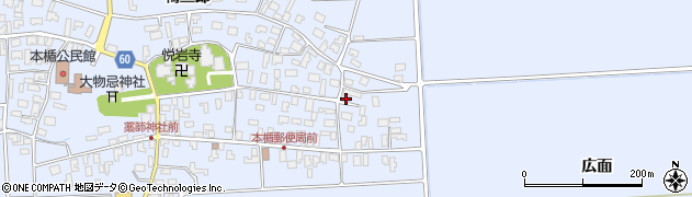 山形県酒田市本楯広面21周辺の地図