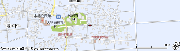 山形県酒田市本楯新田目17-3周辺の地図
