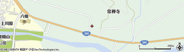 山形県酒田市常禅寺（西ノ沢）周辺の地図