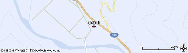 秋田県湯沢市秋ノ宮小杉山周辺の地図