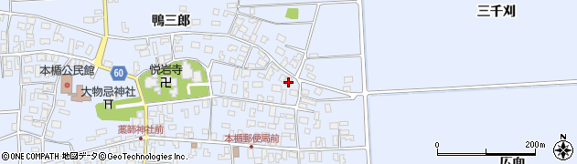 山形県酒田市本楯新田目53周辺の地図