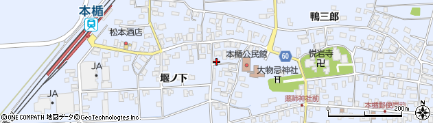 山形県酒田市本楯新田目107-1周辺の地図