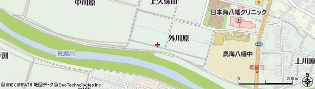 山形県酒田市小泉（外川原）周辺の地図