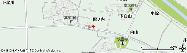 山形県酒田市大豊田侭ノ内33周辺の地図