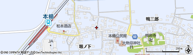 山形県酒田市本楯新田目123周辺の地図