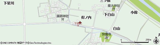 山形県酒田市大豊田侭ノ内35-1周辺の地図