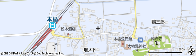 山形県酒田市本楯新田目125周辺の地図
