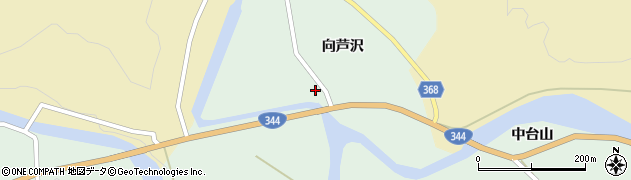 山形県酒田市上青沢向芦沢43周辺の地図