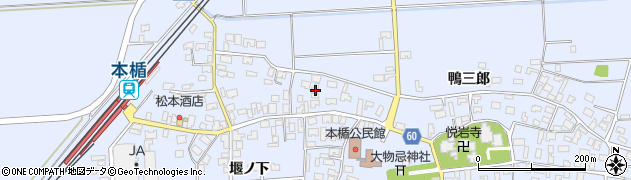 山形県酒田市本楯新田目118-1周辺の地図