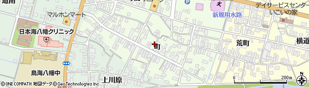 山形県酒田市観音寺町周辺の地図