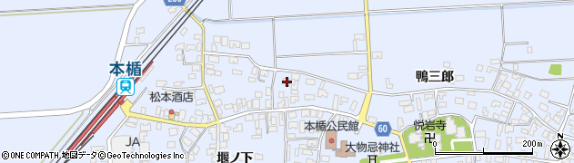 山形県酒田市本楯新田目118周辺の地図