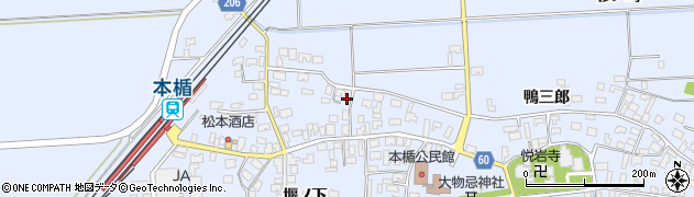 山形県酒田市本楯新田目159周辺の地図