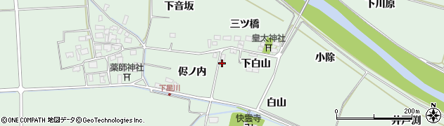山形県酒田市大豊田侭ノ内9周辺の地図