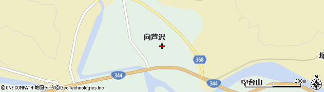 山形県酒田市上青沢向芦沢34周辺の地図