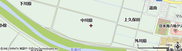 山形県酒田市小泉中川原周辺の地図