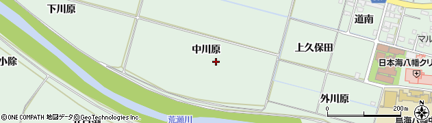 山形県酒田市小泉（中川原）周辺の地図