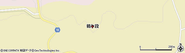 岩手県一関市千厩町奥玉（鶴ケ段）周辺の地図