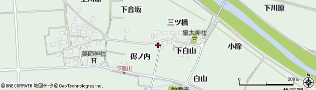 山形県酒田市大豊田侭ノ内10周辺の地図