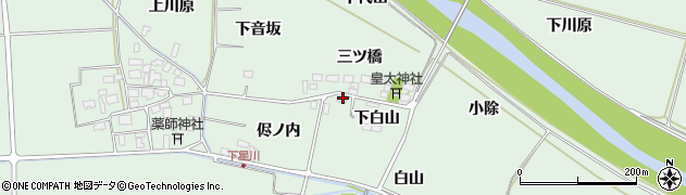 山形県酒田市大豊田侭ノ内2周辺の地図