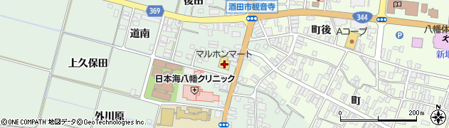 山形県酒田市小泉前田24周辺の地図