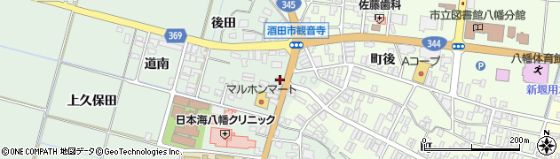 山形県酒田市小泉前田1-6周辺の地図
