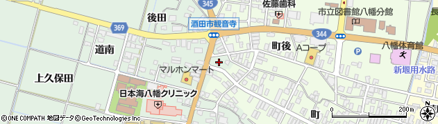 山形県酒田市小泉前田109周辺の地図