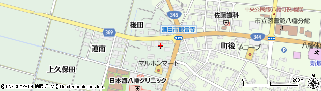山形県酒田市小泉前田12周辺の地図