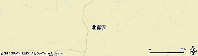 山形県酒田市北青沢周辺の地図